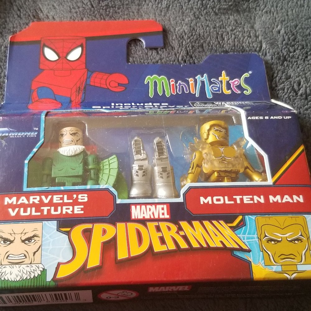 Marvel Minimates Vulture and Molten Man